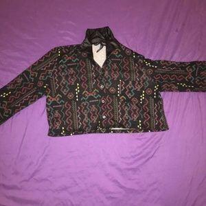 Cute multi colored mini jacket